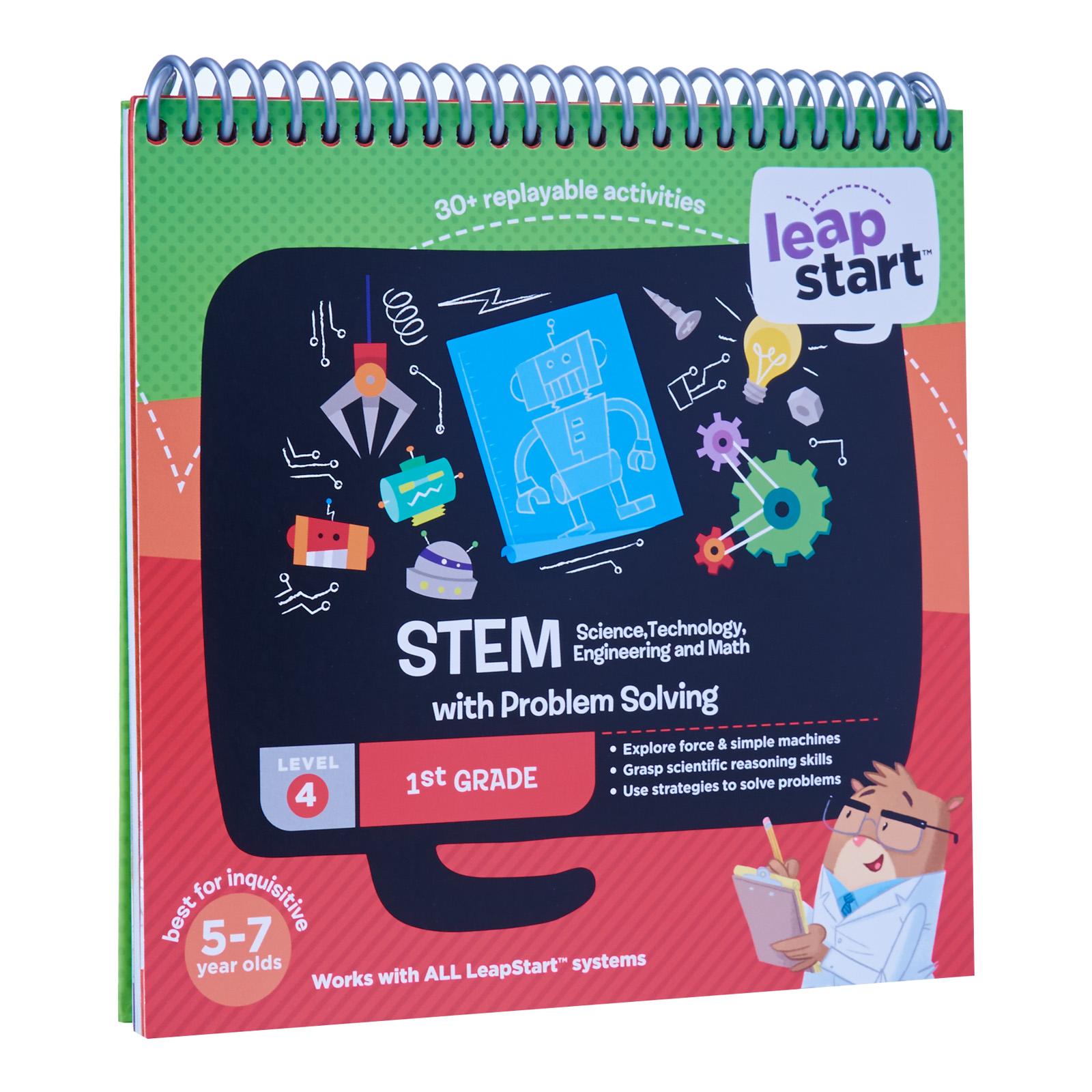 LeapStart™ STEM (Science, Technology, Engineering and Math) with Problem Solving 30+ Page Activity Book-Overview